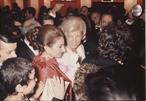 Maria Callas with Claude Pompidou at the Gala of Union des Artistes, Paris april 23th 1971