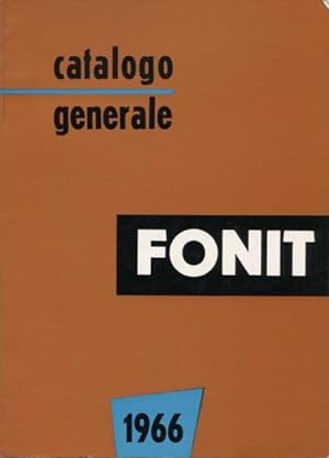 Catalogo generale. Fonit