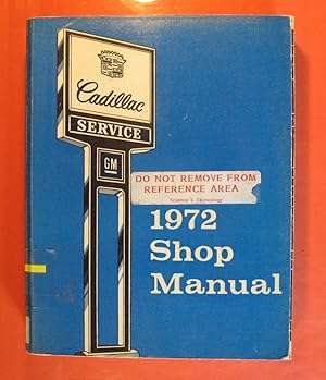 1972 Cadillac Shop Manual