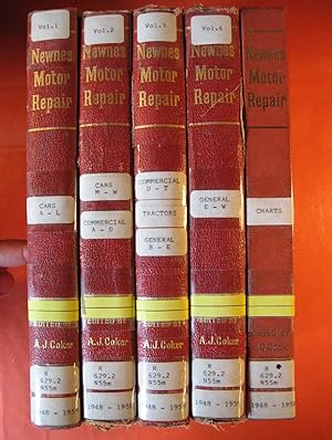 Newnes Motor Repair (four Volume Set with Newnes Motor Repair charts)