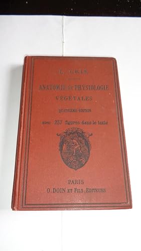 Anatomie et Physiologie Végétale Quatrième Édition