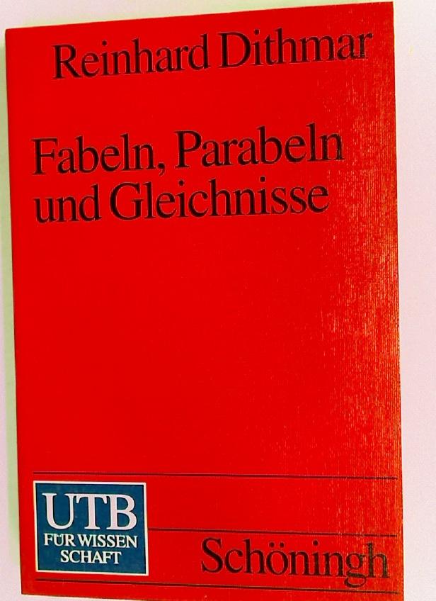 fabeln parabeln und von reinhard dithmar ZVAB