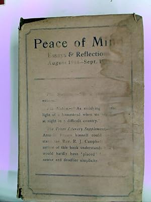 Peace of mind essay