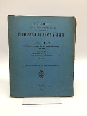 Remarques critiques sur les rapports présentés en 1881 au Conseil d'Etat du Canton de Vaud par MM...