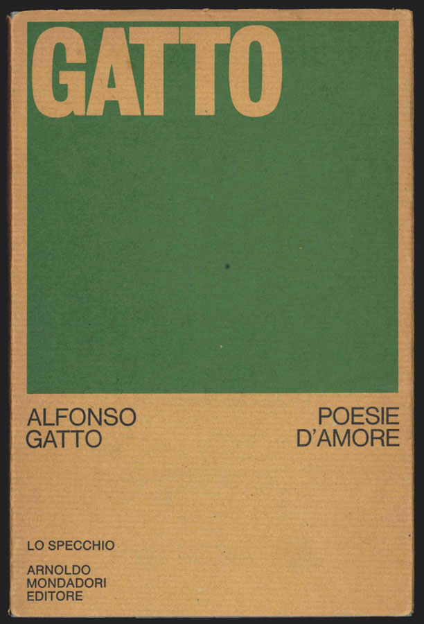 Alfonso Gatto Poesie First Edition Abebooks