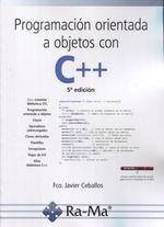 PROGRAMACIÓN ORIENTADA A OBJETOS C++