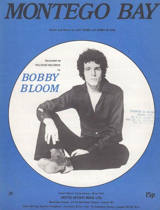Montego Bay Bobby Bloom 1970s Sheet Music: Very good | Postcard Finder