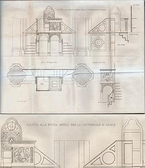 CASALE-IL NUOVO PULPITO DELLA CATTEDRALE DI CASALE-RAFFAELE PARETO-1862-L1773