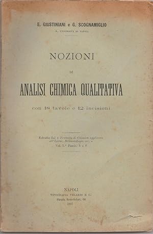 E. Giustiniani G. Scognamiglio-Nozioni Di Analisi Chimica Qualitativa 1897-L4209