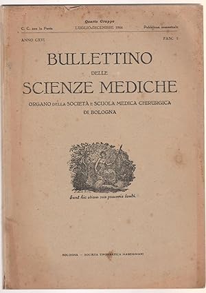 Bullettino Delle Scienze Mediche Luglio-Dicembre 1944 Fasc. 2 L5875