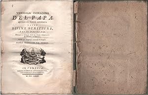 Pio Vi-Veridica Immagine Del Papa.1782-Antonio Zatta-N104