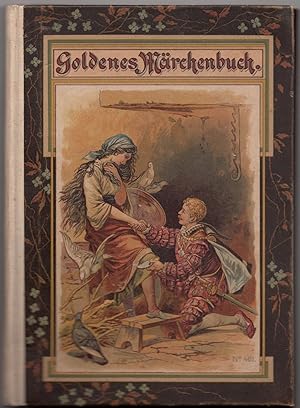 Goldenes Märchenbuchmit 4 Farbdruckbildern. Volksausgabe Ed Stuttgart 1900-L859