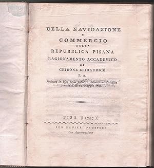 Monete-Numismatica-Della Navigazione Commercio Della Repubblica Pisana-Pisa 1797