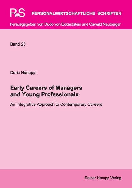 Early Careers of Managers and Young Professionals - Hanappi, Doris