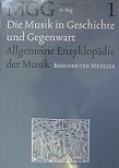 Musik in Geschichte und Gegenwart: allgemeine Enzyklopädie der Musik, Sachteil, Band 1: A?Bog