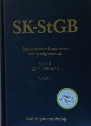 SK-StGB - Systematischer Kommentar zum Strafgesetzbuch Bd. II: §§ 38-79b