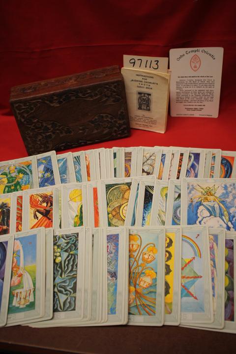 Aleister Crowley's Thoth Tarot Cards - Crowley, Aleister; Wasserman, James; Harris, Frieda; Kaplan, Stuart R.