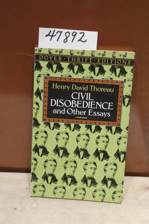 Civil Disobedience And Other Essays Dover Thrift Editions By Civil Disobedience And Other Essays Dover Thrift Editions Thoreau Henry David Essay In English Language also Business Writing Help High School Essays Samples