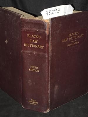 Black Law Dictionary 7th Edition 1999