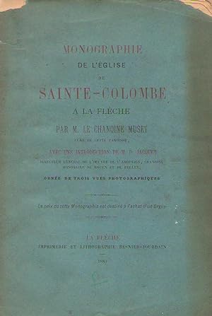 Monographie de l'église de Sainte Colombe à La Flèche