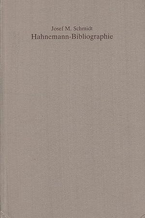 Bibliographie der Schriften Samuel Hahnemanns