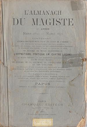 L'Almanach du Magiste. 1re Année : Mars 1894 - Mars 1895