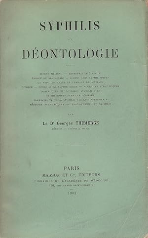 Syphilis et déontologie