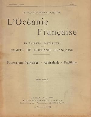 L'Océanie Française n°23. Mai 1913