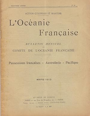 L'Océanie Française n°21. Mars 1913