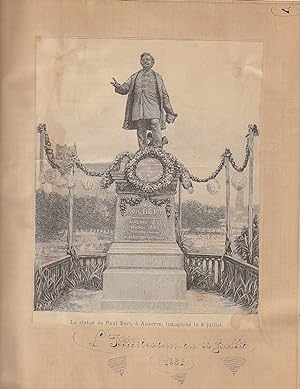 Inauguration de la Statue Paul Bert ? Compte-rendu des journaux en 1889