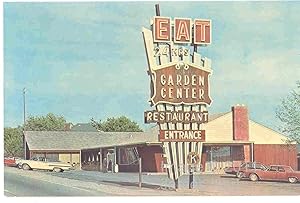 Vintage Postcard - Garden Center Restaurant