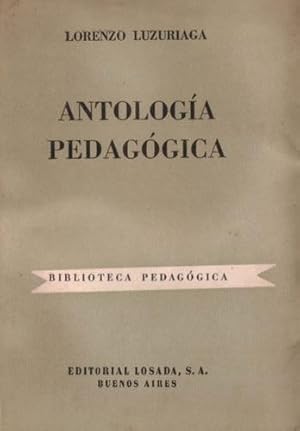 Antología pedagógica