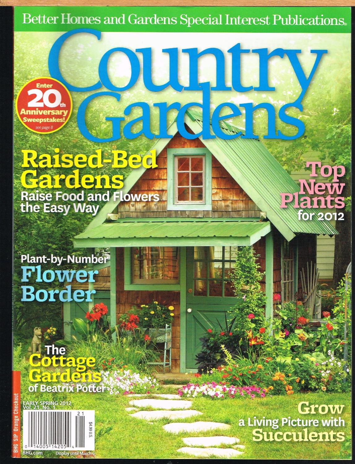 Country Gardens Early Spring 2012 Vol 21 No 1 Better Homes