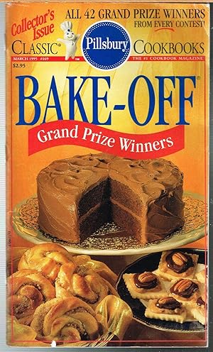 Pillsbury Classic Cookbooks No. 169, March 1995, Bake-Off Grand Prize Winners; Collector's Issue.