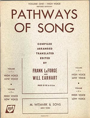 PATHWAYS OF SONG, Volume One, High Voice, Revised Editiion