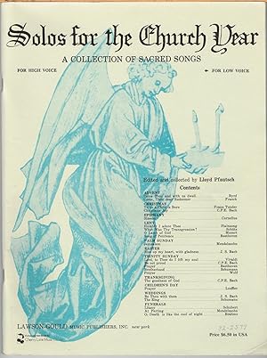 SOLOS FOR THE CHURCH YEAR FOR LOW VOICE; a Collection of Sacred Songs
