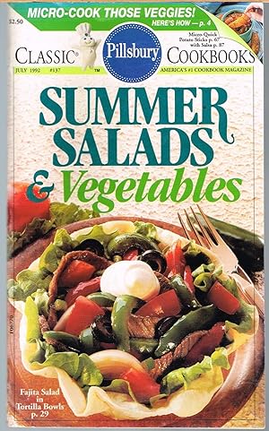 PILLSBURY CLASSIC COOKBOOKS No. 137, July 1972 SUMMER SALADS & VEGETABLES.