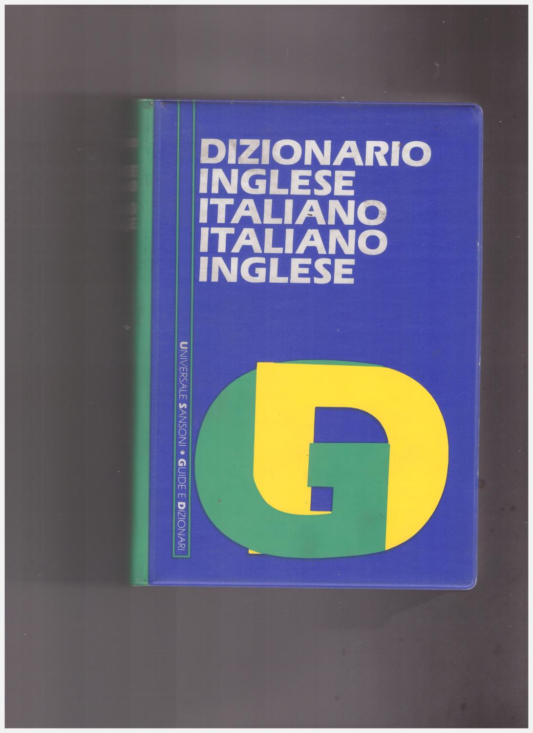 Dizionario inglese-italiano, italiano-inglese