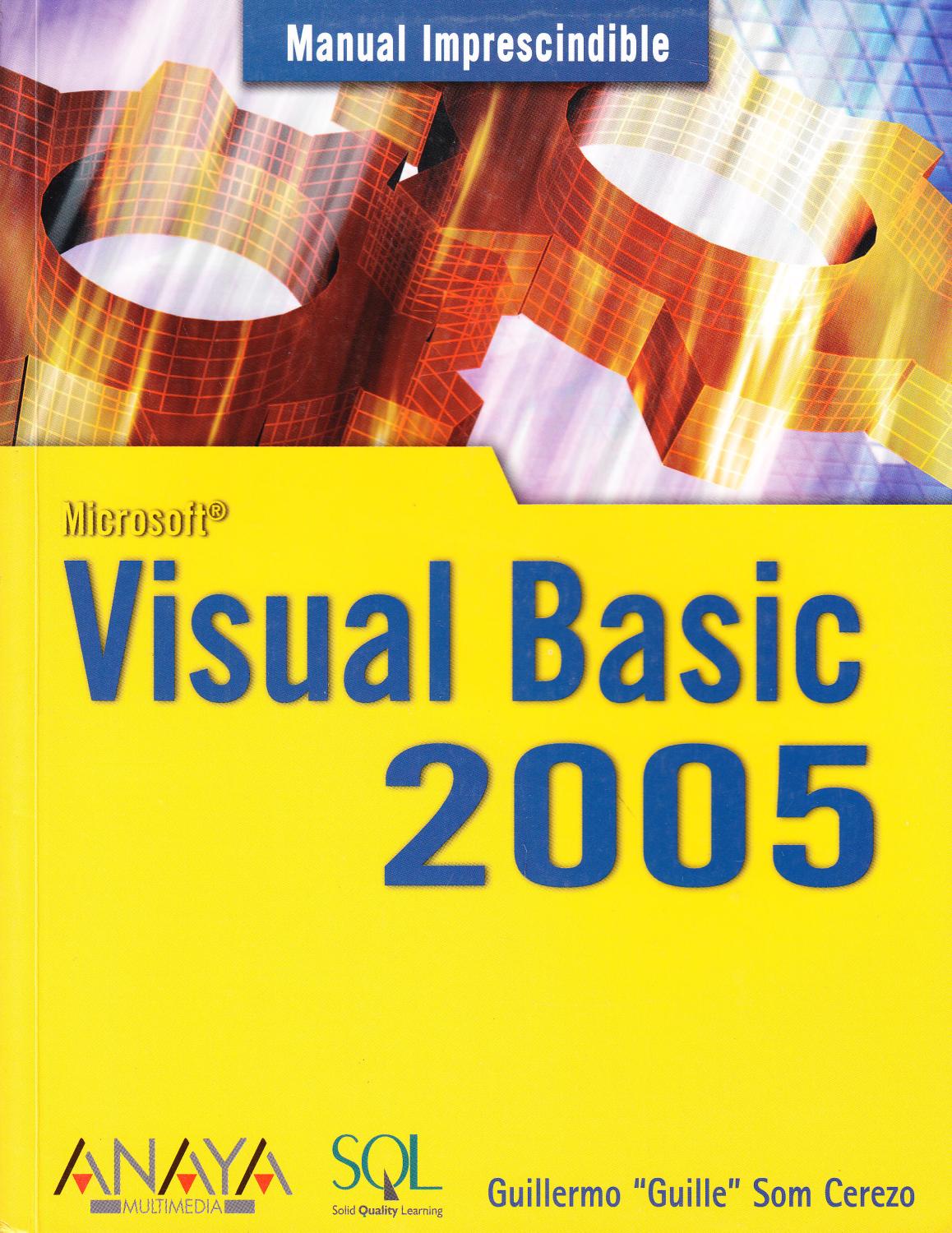 VISUAL BASIC 2005 - Guillermo 