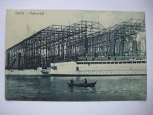 AK Stettin 1913 Vulkanwerft Werft