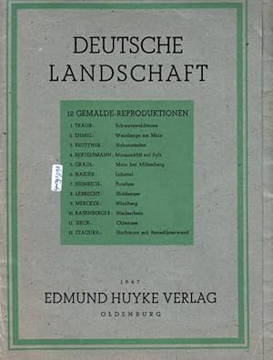 Deutsche Landschaften - 12 Gemälde-Reproduktionen