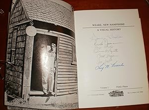 Weare, New Hampshire - A Visual History - Volume I - SIGNED by Seven Authors / Contributors Town ...