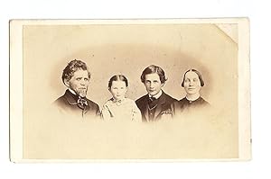 CDV Identified Photograph: C. F. Norton & Family, Philadelphia, PA Circa 1870