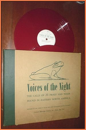 10" 4 X 78 rpm LP SET in Red Vinyl : Voices Of The Night The Calls Of 26 Frogs And Toads Found In...