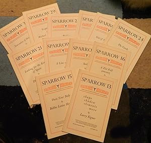 Lot of 12 SPARROW Magazines / Trade Publications - Circa 1970's - Black Sparrow Press