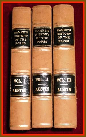 1840, 3/4 beautiful calf leather - The Ecclesiastical And Political History Of The Popes Of Rome ...