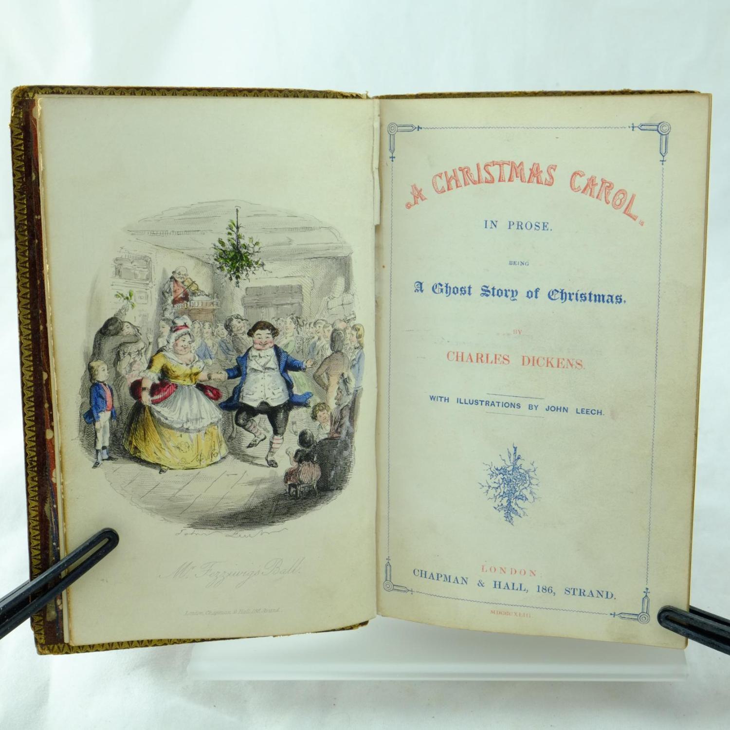 A Christmas Carol, in prose, being A Ghost Story of Christmas by Charles Dickens: Chapman and ...