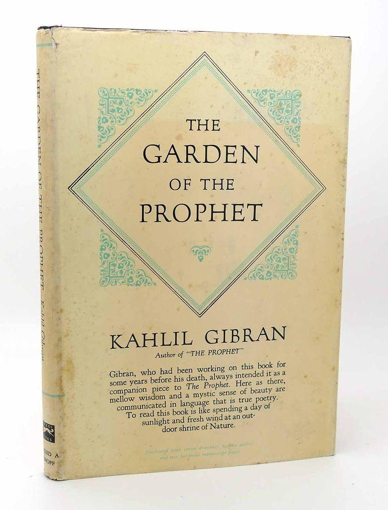 The Garden Of The Prophet By Kahlil Gibran Hardcover 1964 First