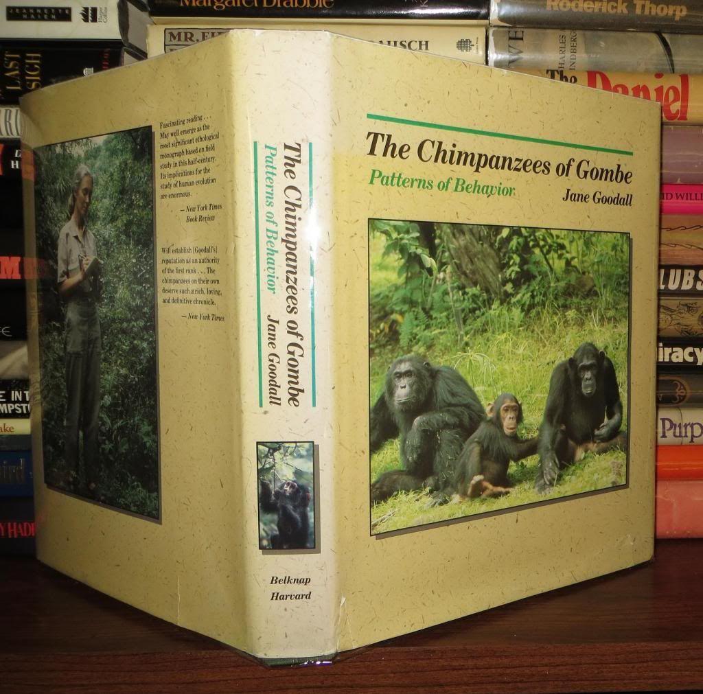 The Chimpanzees of Gombe: Patterns of Behavior by Jane Goodall, First Edition