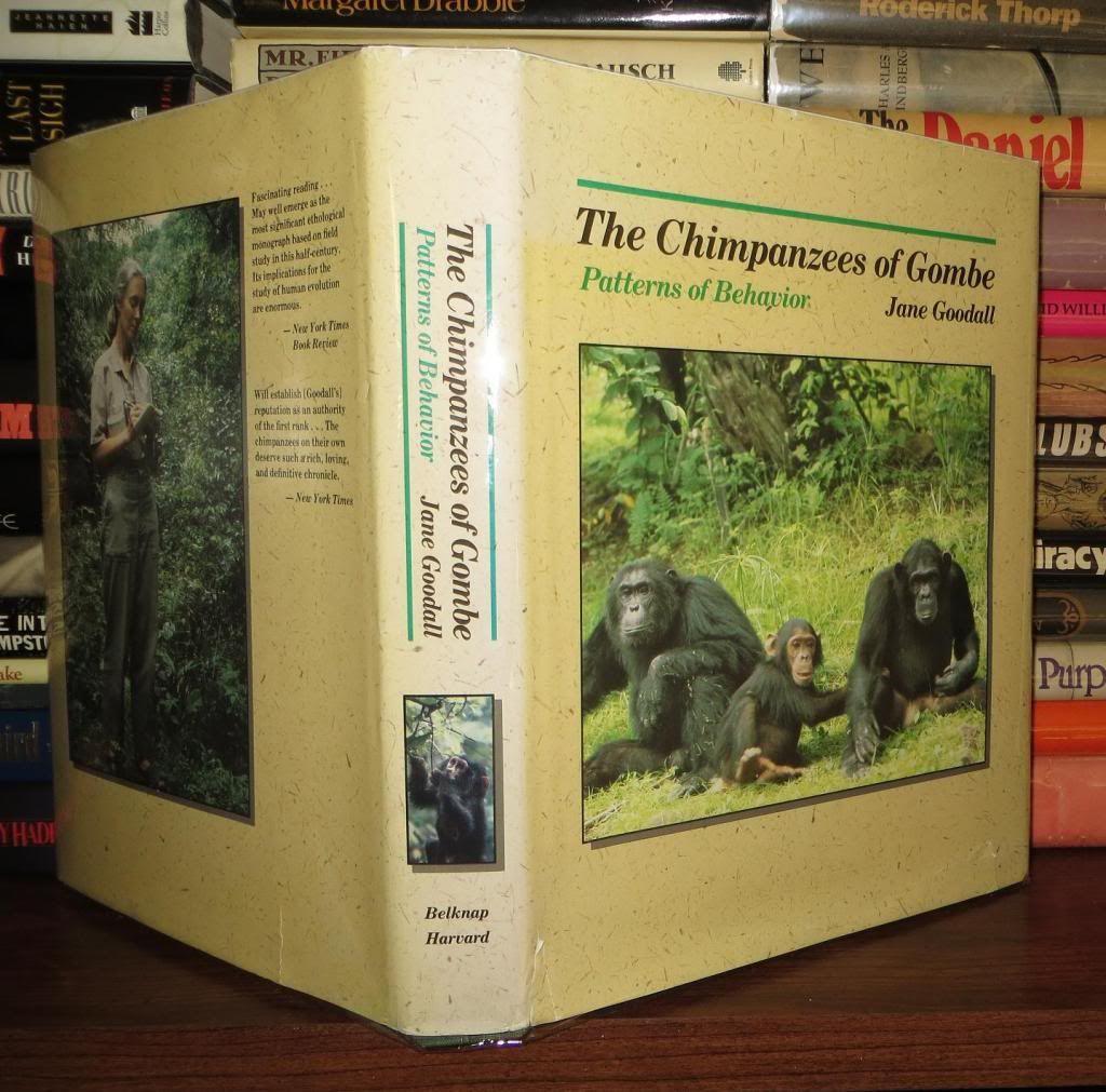 The Chimpanzees of Gombe: Patterns of Behavior by Jane Goodall, First Edition 